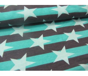 Sweat Blockstars mint dunkelgrau